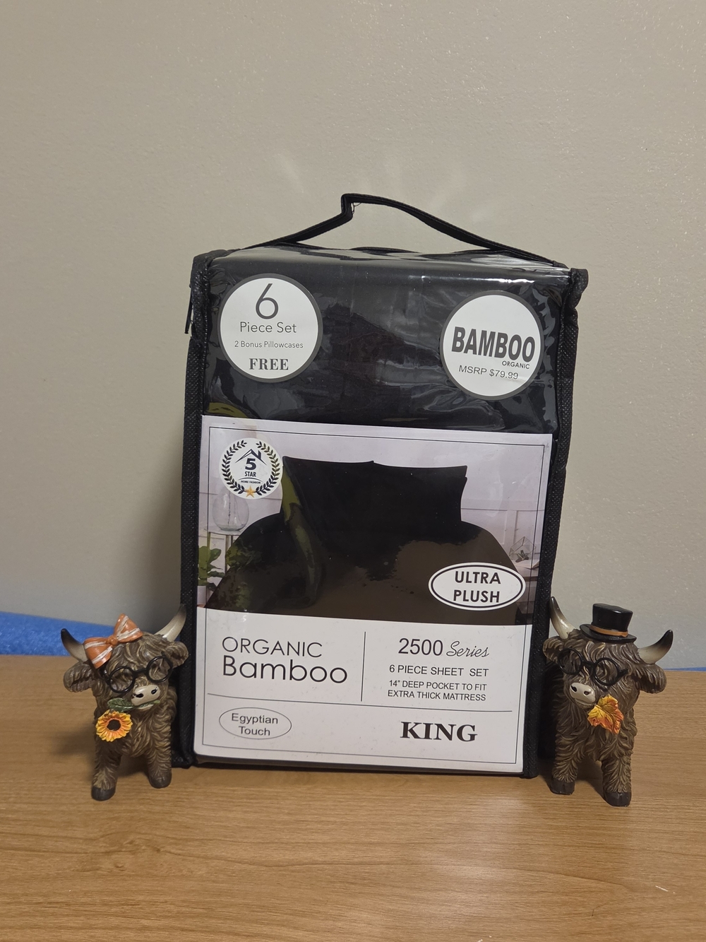 Bamboo King Sheet Set - Black